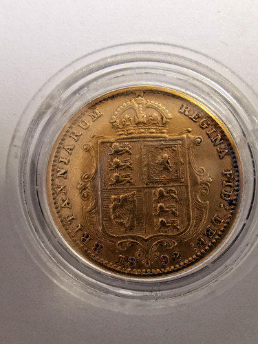1892 half sovereign shield - 1892, sovereign,
