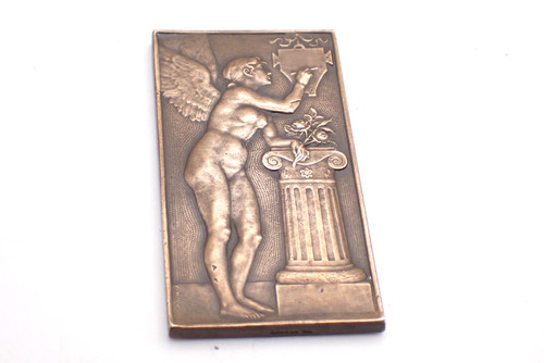 Antique miniature bronze - bronze, nude