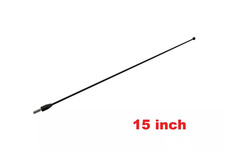15" Black Stainless Antenna