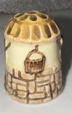 Vintage Porcelain Thimble Hand