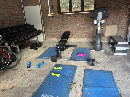 Home gym equipment set - home,