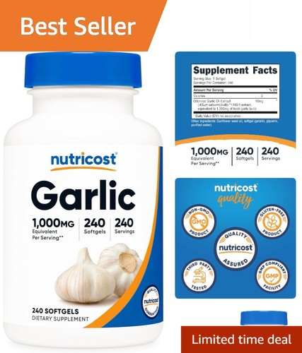 240 count garlic 1000mg - 240,