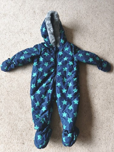 Baby hooded snowsuit - baby, full