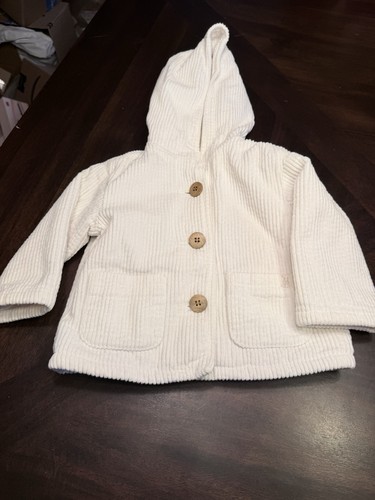 Zara baby cream corduroy coat - cream,