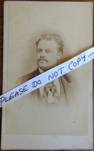 Victorian cdv gentleman with - cdv,