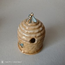 Beehive Honey pot - Ceramic - Yellow 