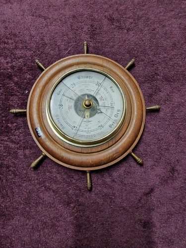 Vtg antique barometer - vtg,