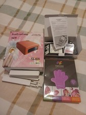 Nail Care Bundle, Nail Lamp, Nail Drill And Nail Mat. Spare Bulbs.
