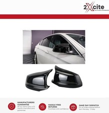 Wing Mirror Covers Caps Gloss Black BMW 5 Series F10 and F11 2010-2013 Pre LcI