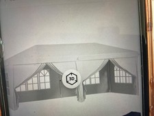 Pop up 3 x 6 White Outsunny marquee water resistant and with sandbags used once