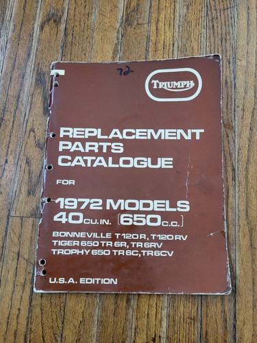 1972 triumph factory original - factory,