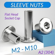 M2 - M10 Sleeve Nuts A2 304