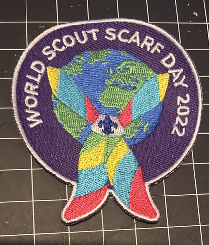 World scout scarf day - world,