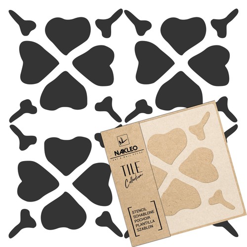 Reusable plastic tile stencil - plastic,