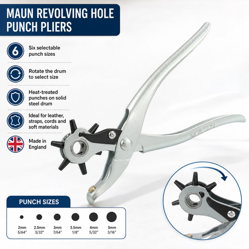 Maun revolving hole - revolving, punch