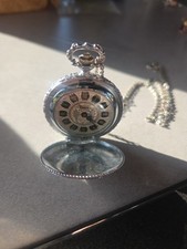Ladies Pocket Watch Necklace