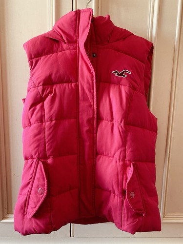 Pink puffer gilet body - gilet,