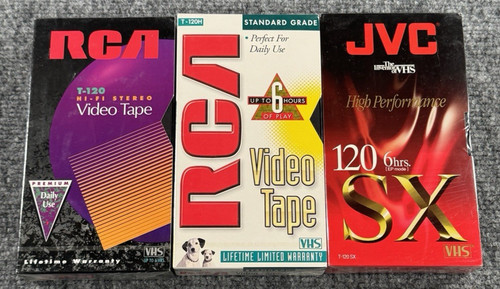 Lot rca jvc t - &, 6