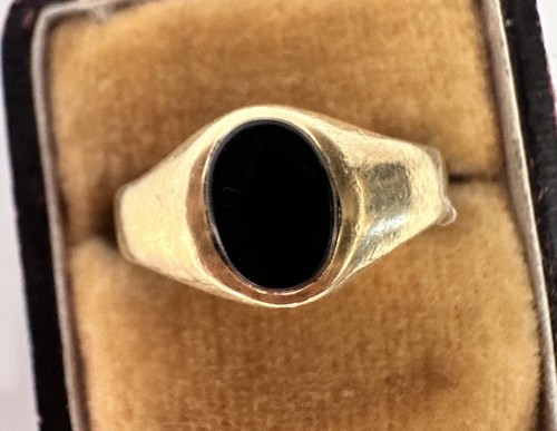Vintage 18ct gold black - 18ct,