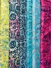 Batik Fabric, Sunflower