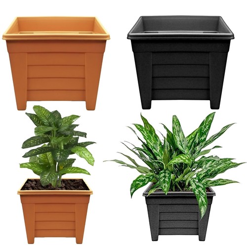 Plastic long plant planter