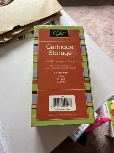 Cricut cartridge storage box - cricut,