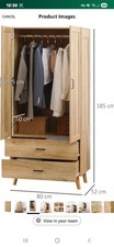 Single Wardrobe With 2 Drawers
