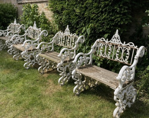 Four vintage cast iron - cast,