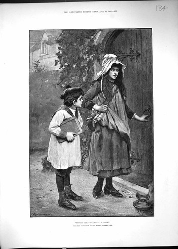Antique old print - print, 1892