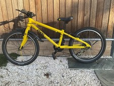 Frog 52 Kids Unisex Bike Ages 5-8, Yellow, great condition 