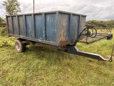 Webcox Single Axle Grain Trailer 6 Ton Ideal Horse Muck Trailer Suit Tractor