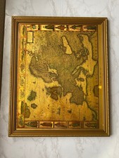 John Speed Map of Europe  Gold