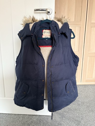 Fat face navy body warmer - face,