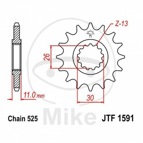 Sprocket z16 525 - z16, 726.14.15
