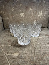 A Stunning set of 6 Waterford crystal TYRONE old fashioned whiskey glass 9 oz 