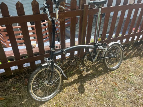Brompton m3r folding bike - folding,