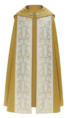 Gold cream gothic cope - gothic,