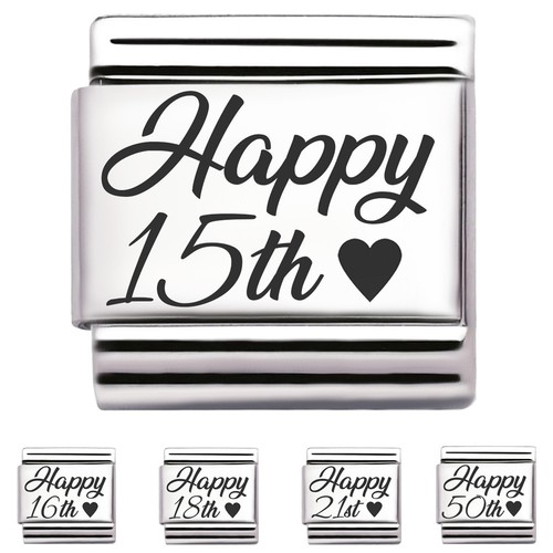 Happy birthday charm number - birthday,