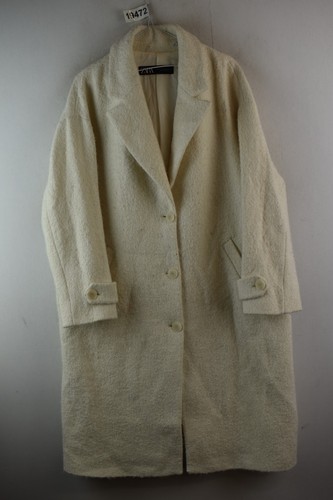 Zara beige overcoat size - beige,