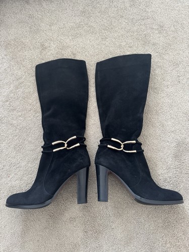 Moda pelle real suede - moda, knee
