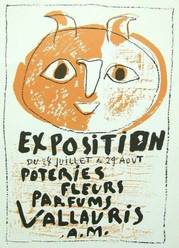 Picasso mounted vintage - vintage, poster