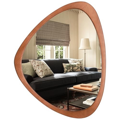 Walnut asymmetrical wall - walnut,