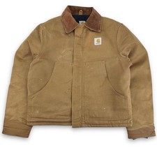Vtg Carhartt J02 BRN Detroit