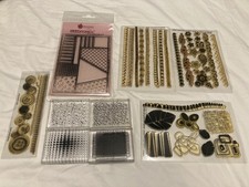 6 x Background Clear Stamps