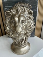 BNIB Next Gold Lion Head Wall