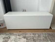 Lovely Bo Concept White Lugano Media Unit, With Drop Down Door