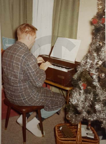 Man playing chord - man,