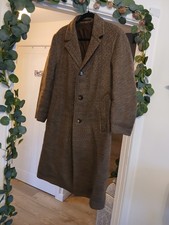 Brown wool tweed style - brown, wool/tweed