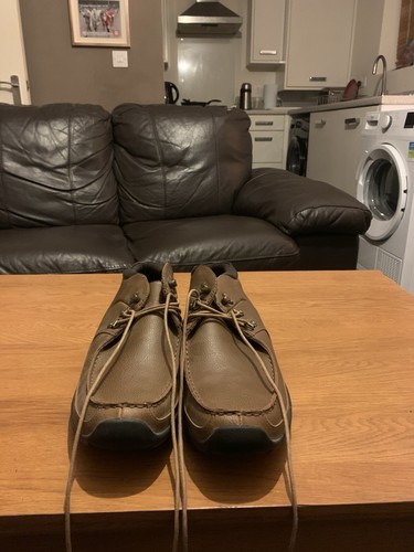 Kangol brown leather - leather, men’s