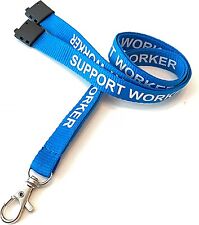 Support Worker Printed Lanyards For NHS With Safety Breakaway Lanyards
